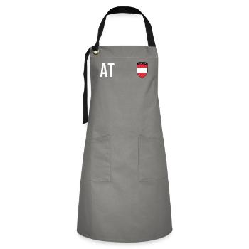 Austria Austria Vienna Styria Tyrol - Artisan Apron - grey/black - Front - Zoe (177cm)