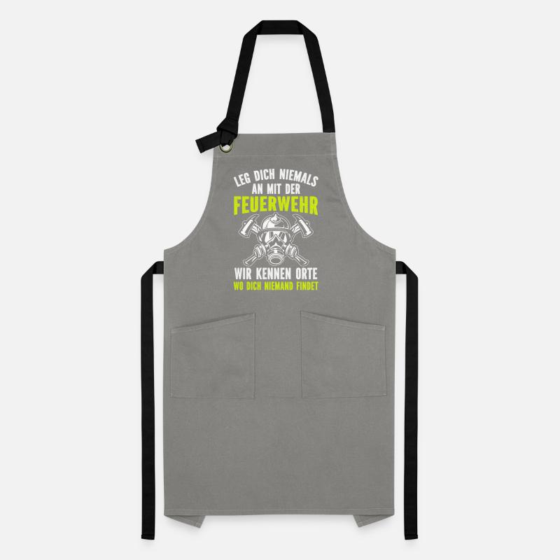 Firefighter Tshirt Firefighter Firefighter 112 Artisan Apron
