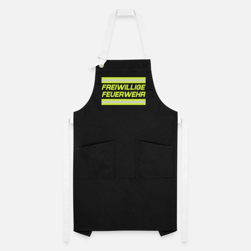 Tshirt pompier pompier pompier 112 Tablier contrasté