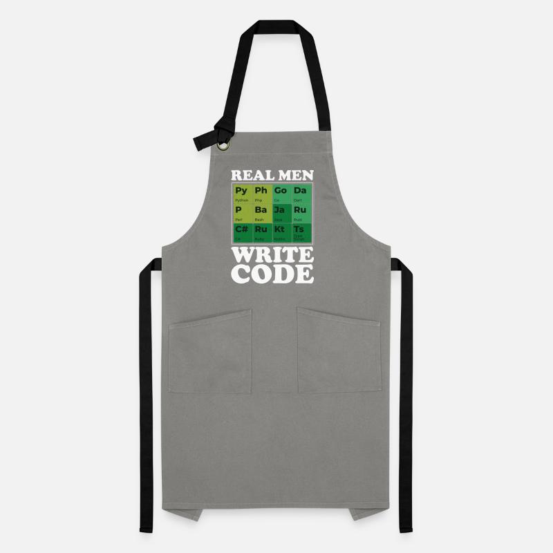 Programmierer Informatiker Computer Nerd Geschenk Kontrastschürze