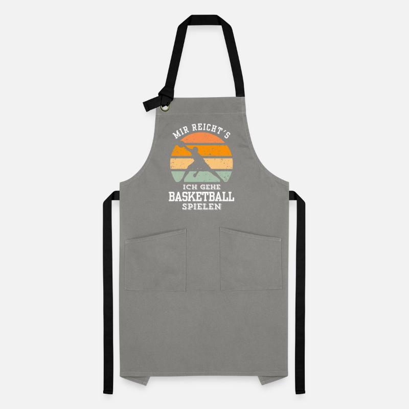 T-shirt de basket-ball B-ball Dunking Rebound Player Tablier contrasté