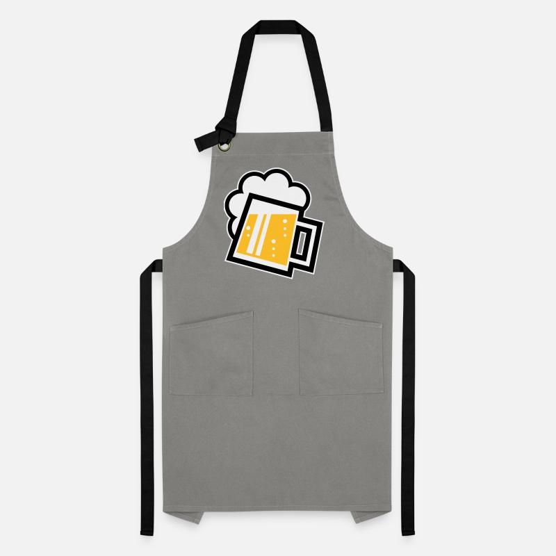 Chope à bière bavaroise (bière / chope à bière / R / / / 3C) Tablier contrasté