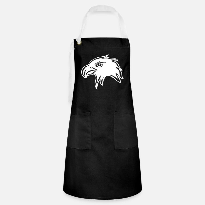 Eagle Power - Artisan Apron - black/white
