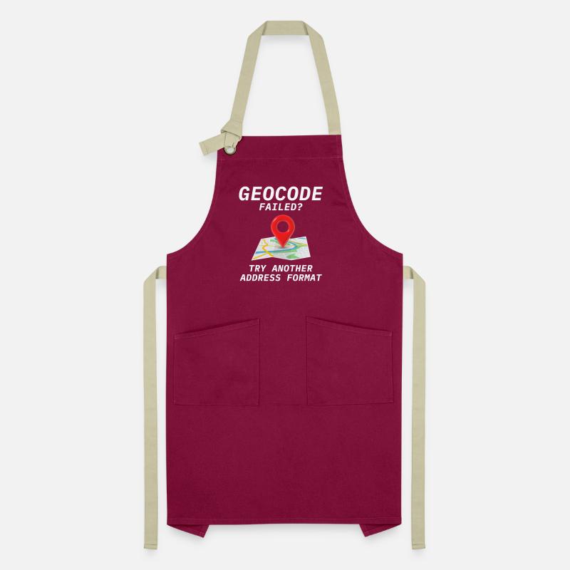 Geocoding Fail Address Format GIS Humor Artisan Apron