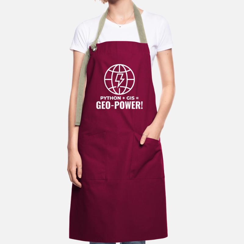 Python GIS Geo-Power Programming Geospatial Artisan Apron