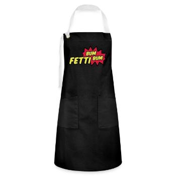 Fetti Bum Bum - Artisan Apron - black/white - Front - Zoe (177cm)