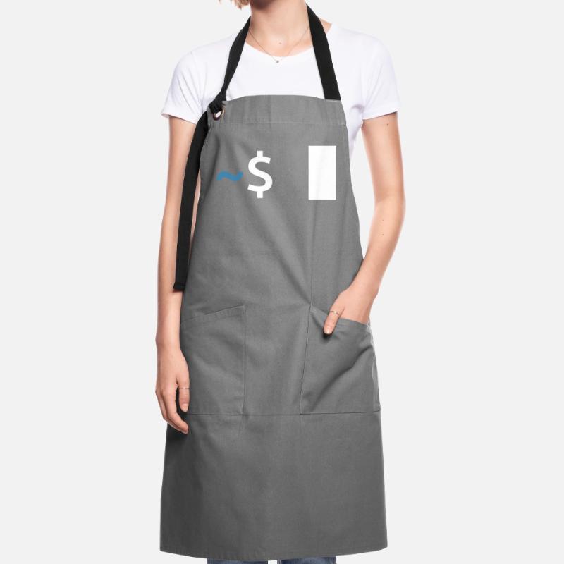 Commande Linux Shell Tablier contrasté