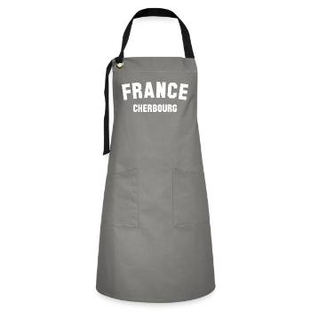 FRANCE CHERBOUG Frankreich - Artisan Apron - grey/black - Front - Zoe (177cm)