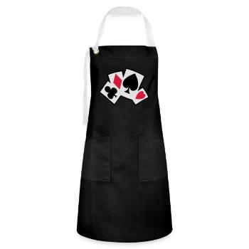 poker cards - Artisan Apron - black/white - Front - Zoe (177cm)