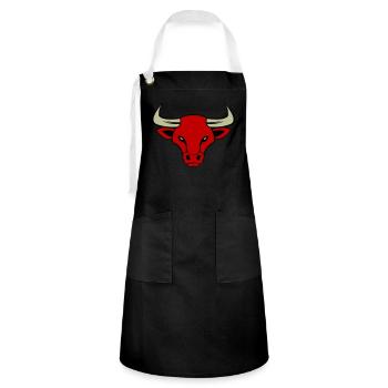 taurus 02 - Artisan Apron - black/white - Front - Zoe (177cm)