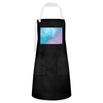 Space Rectangle - Artisan Apron - black/white - Front - Zoe (177cm)