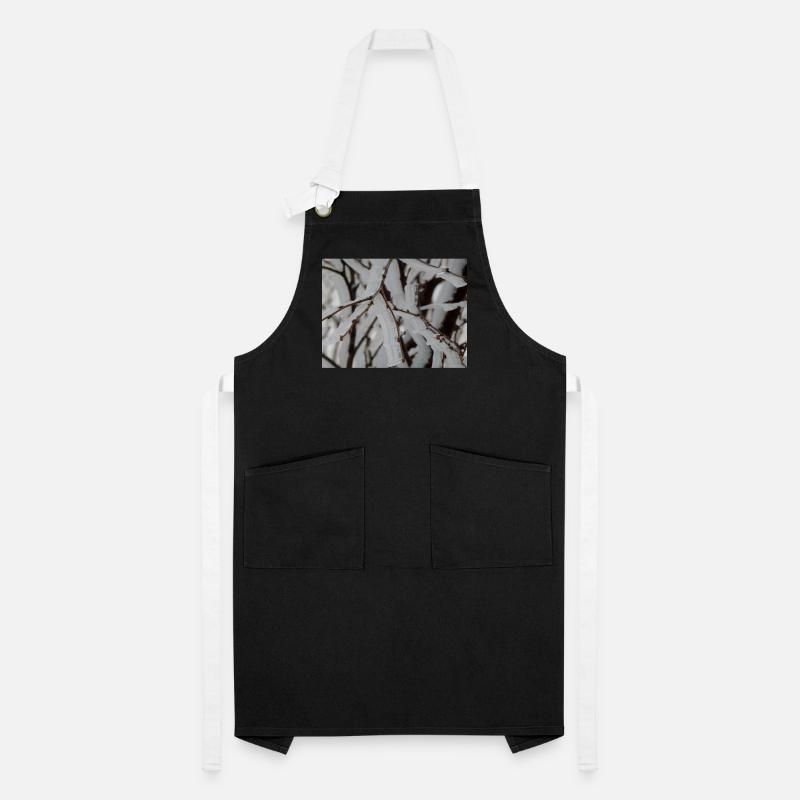 Ice on branches Artisan Apron