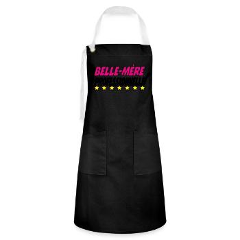 PROFESSIONAL mother-in-law - Artisan Apron - black/white - Front - Zoe (177cm)