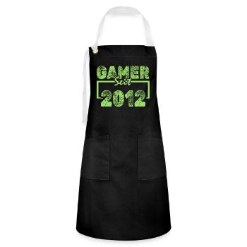2012 - Artisan Apron - black/white - Front - Zoe (177cm)