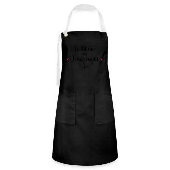 Trauzeugin Frage Hochzeit Geschenk - Kontrastschürze - Schwarz/Weiß - Vorne - Zoe (177cm)
