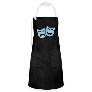 theater_2c - Artisan Apron - black/white - Front - Zoe (177cm)