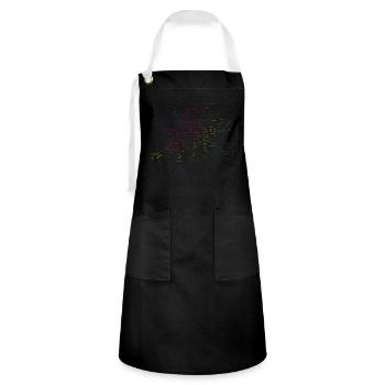 Berlin map subway stations - Artisan Apron - black/white - Front - Zoe (177cm)