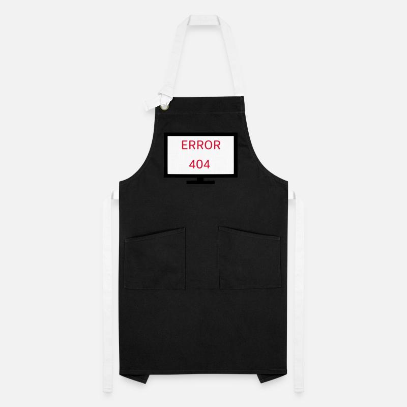 Computer Error 404 Artisan Apron