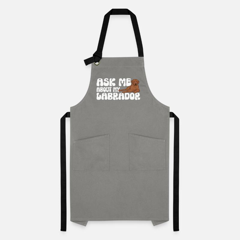 Foxred Labrador Fox Red Labrador Retriever Artisan Apron