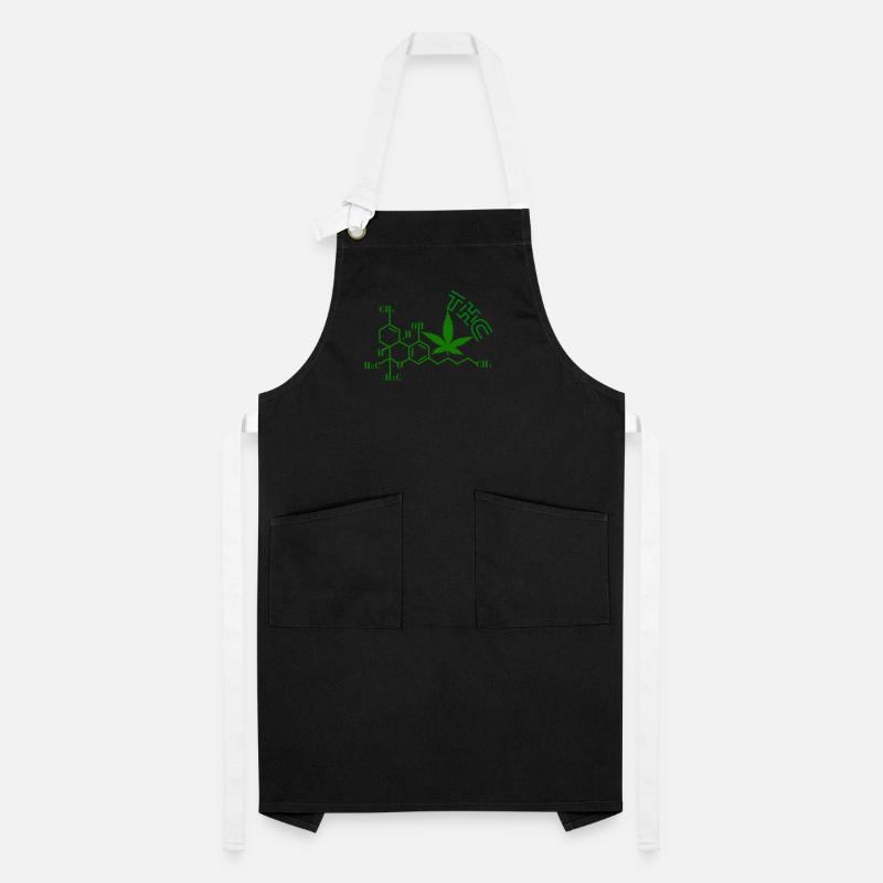 THC Molecular Structure Artisan Apron