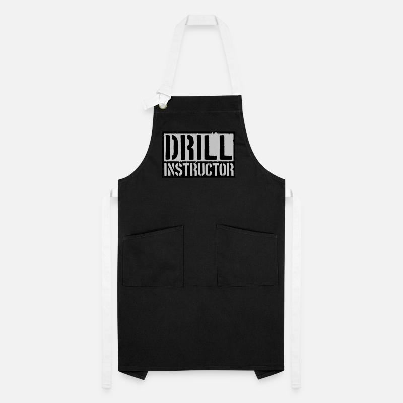 Shield Drill Instructor Artisan Apron