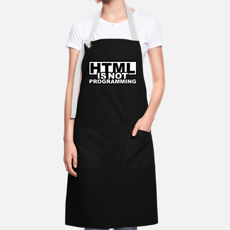 HTML is NOT Programming Artisan Apron