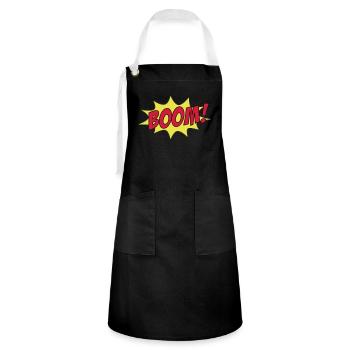 BOOM! - Artisan Apron - black/white - Front - Zoe (177cm)