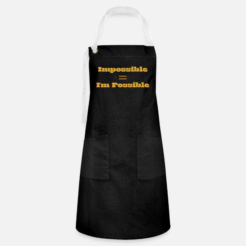 Design data missing - Artisan Apron - black/white