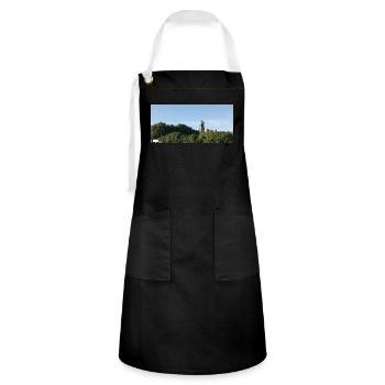 View of Sligo Courthouse, Ireland. - Artisan Apron - black/white - Front - Zoe (177cm)