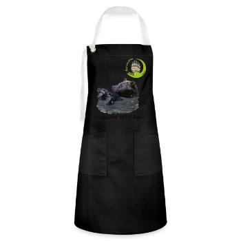 Pedro HWR - Artisan Apron - black/white - Front - Zoe (177cm)