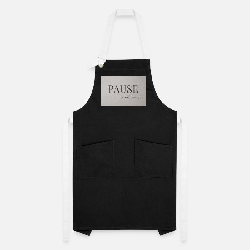 PAUSE – pas d’explication Tablier contrasté