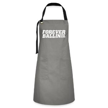 Équipe Forever Ballin - Tablier contrasté - gris/noir - Devant - Zoe (177cm)