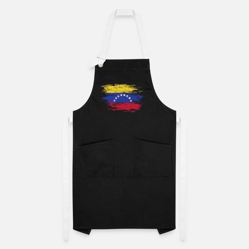 Drapeau du Venezuela utilisé Tablier contrasté