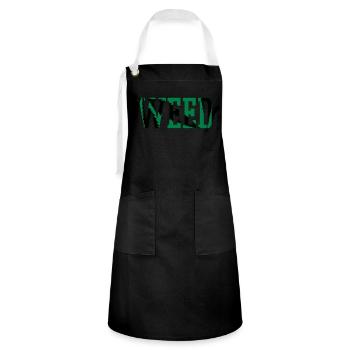 WEED - Artisan Apron - black/white - Front - Zoe (177cm)