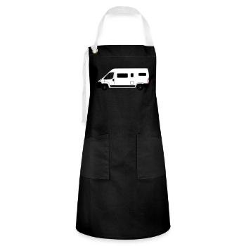 Motorhome - Artisan Apron - black/white - Front - Zoe (177cm)