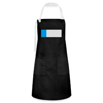 _blank_kurz - Artisan Apron - black/white - Front - Zoe (177cm)