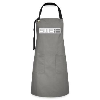 Swedish tactical - Artisan Apron - grey/black - Front - Zoe (177cm)