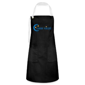 Good Night - Artisan Apron - black/white - Front - Zoe (177cm)