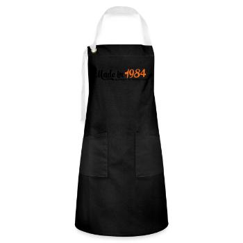 1984 - Artisan Apron - black/white - Front - Zoe (177cm)