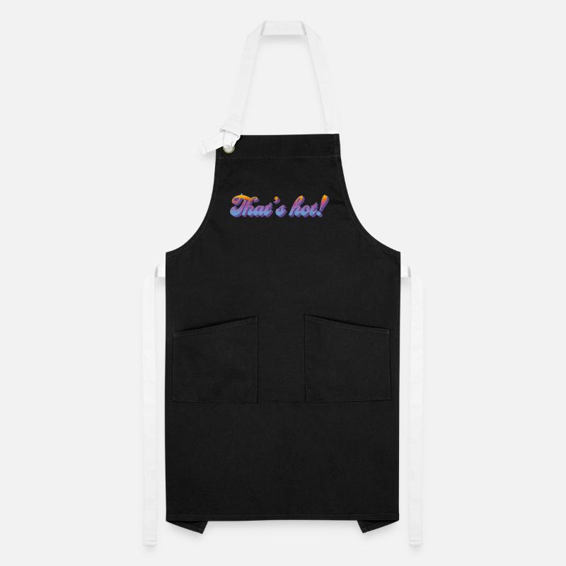 That's hot! – Retro Gradient Style Artisan Apron
