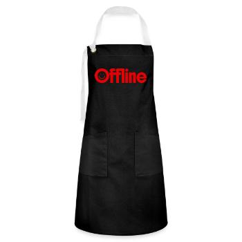 Offline - Artisan Apron - black/white - Front - Zoe (177cm)