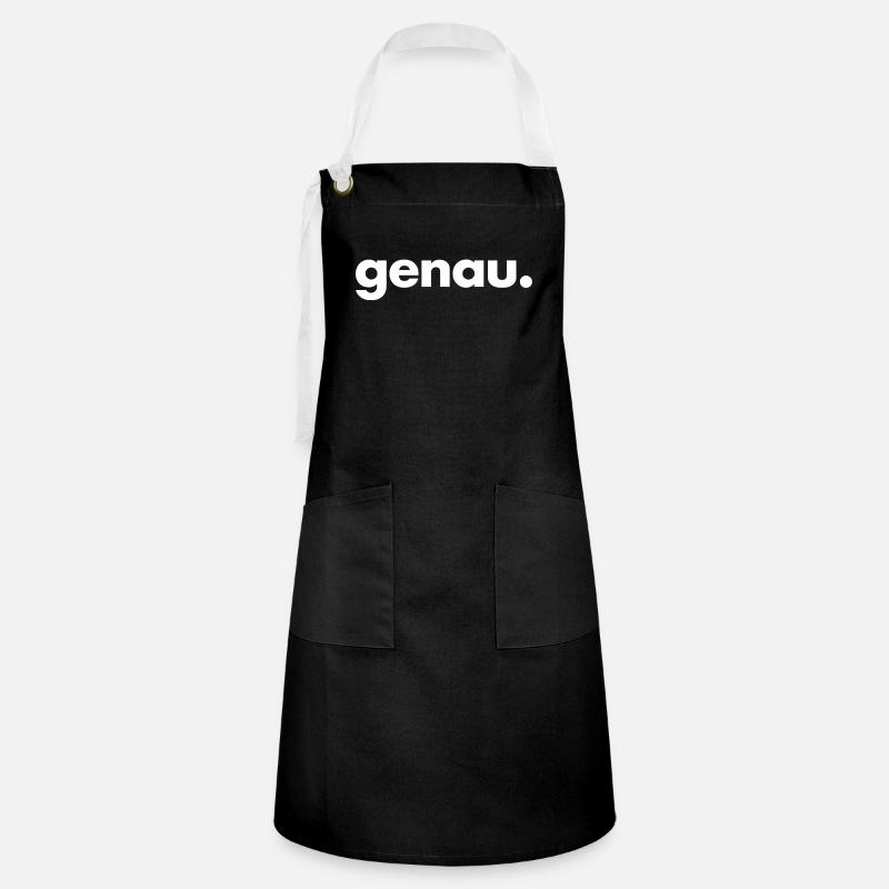 Exactly. - Artisan Apron - black/white