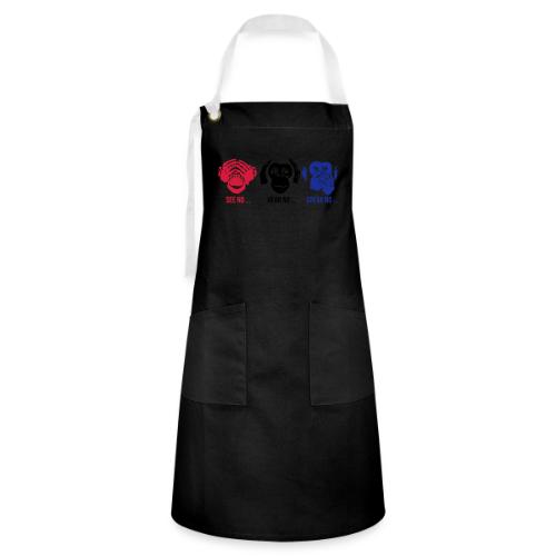 See Hear Speak No Evil 3C - Artisan Apron