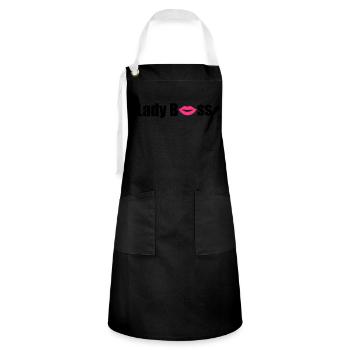Lady Boss - Artisan Apron - black/white - Front - Zoe (177cm)