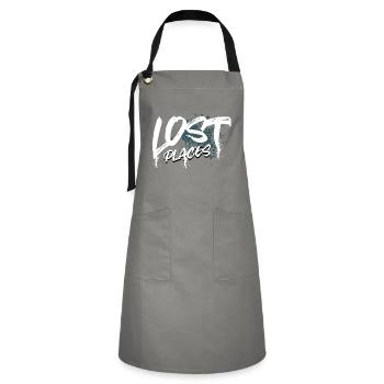 Lost Places - Artisan Apron - grey/black - Front - Zoe (177cm)