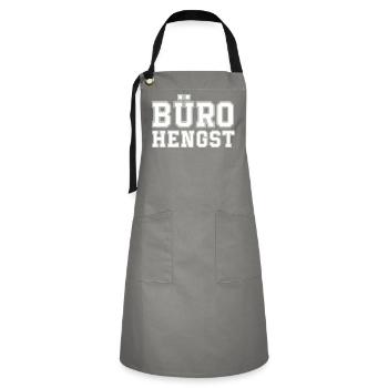 Office Hengst - Artisan Apron - grey/black - Front - Zoe (177cm)