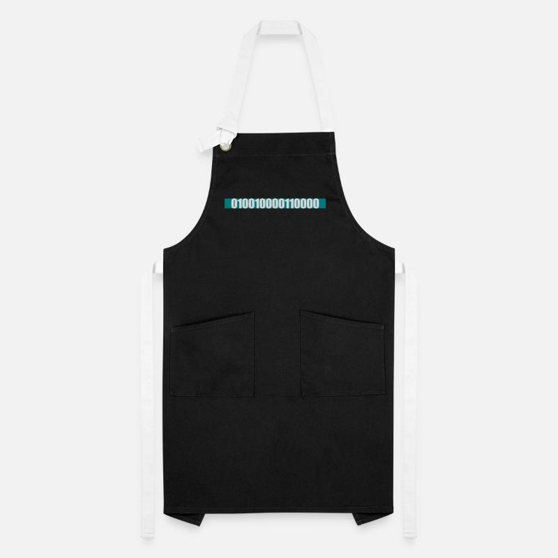 Binary Code Program Language Artisan Apron