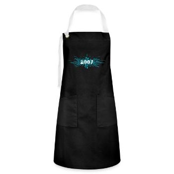 2007 - Artisan Apron - black/white - Front - Zoe (177cm)
