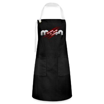 Hello - Artisan Apron - black/white - Front - Zoe (177cm)