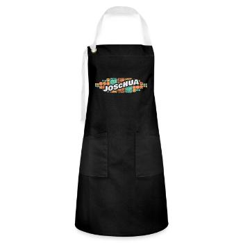 Joshua Joshua Joshua - Artisan Apron - black/white - Front - Zoe (177cm)